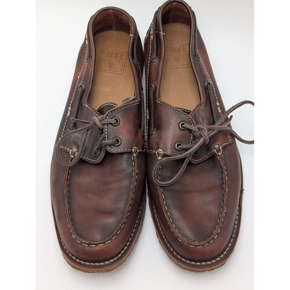 Frye boat shoes